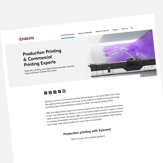 Learn more with our Production print hub!