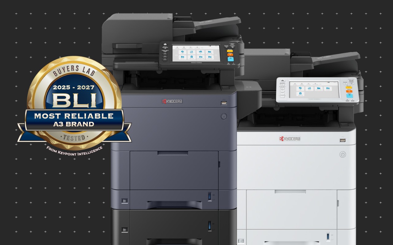 Kyocera A3 and A4 print devices win BLI Awards!