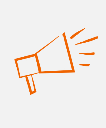 Illustration of megaphone