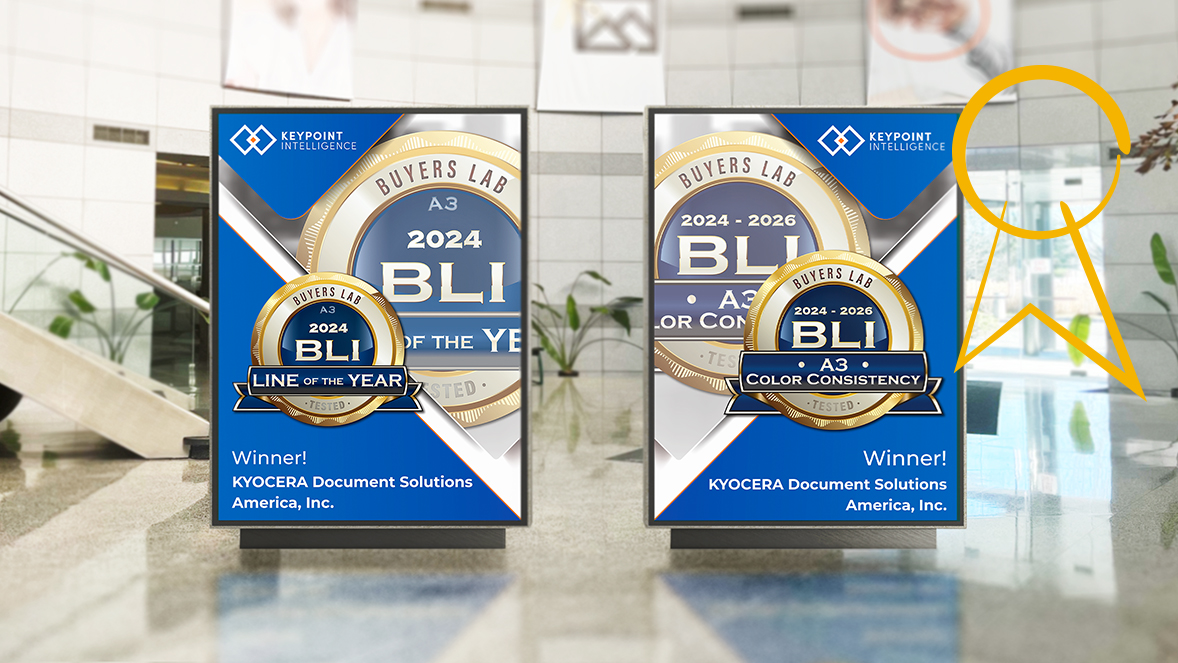 Kyocera wins 12 BLI 2024 Awards, including A3 Line of the Year, from Keypoint Intelligence