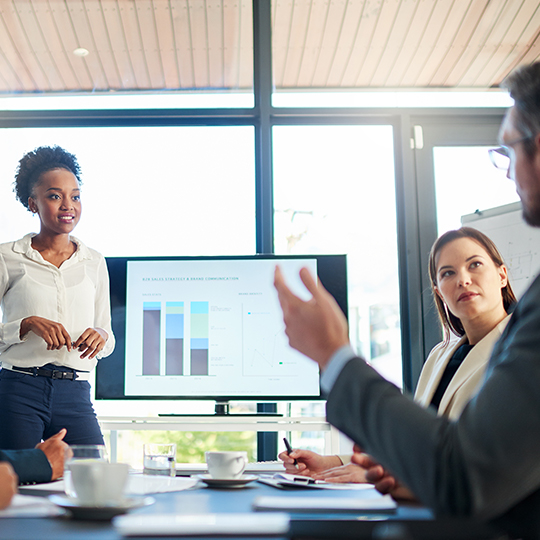 collègues en réunion