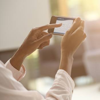 Overcoming common workflow problems woman on phone