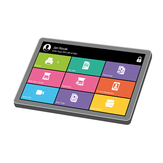 User-friendly, efficient, customizable Illustration of Keypad Controls